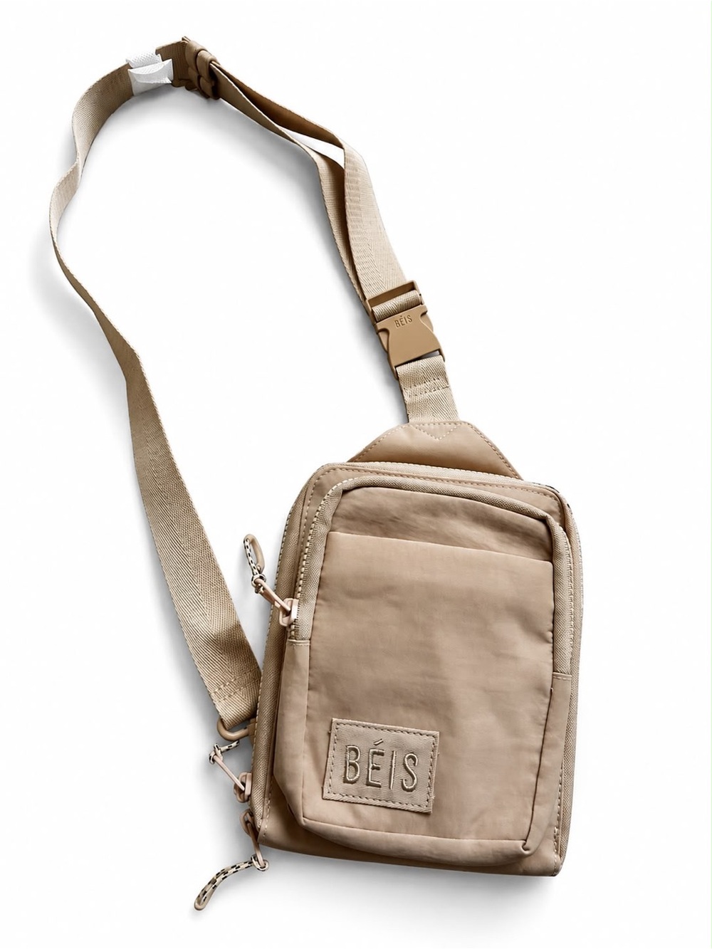 BÉIS The Sport Sling Beige Crossbody Bag New Without Tags